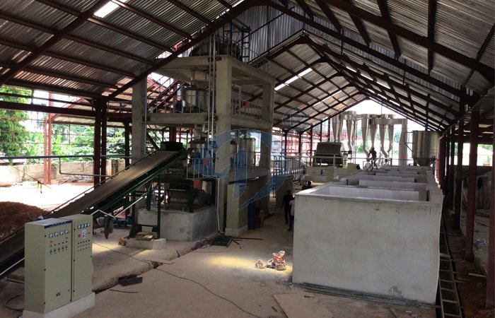 cassava starch processing machinery