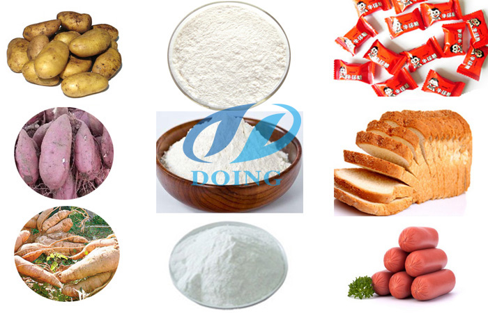 starch applications in food making