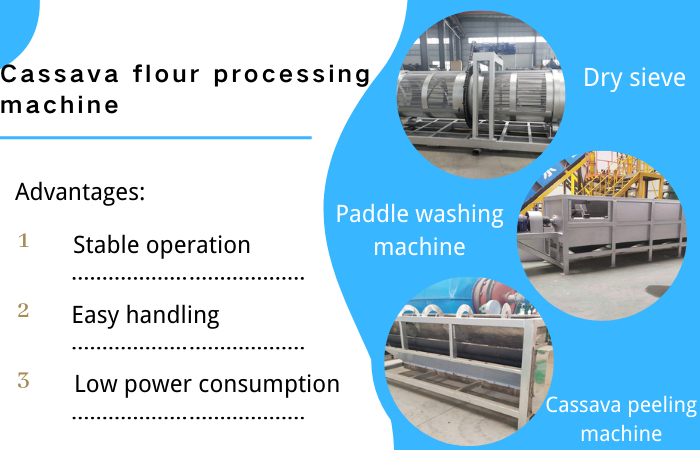 advantages of cassava processing machine