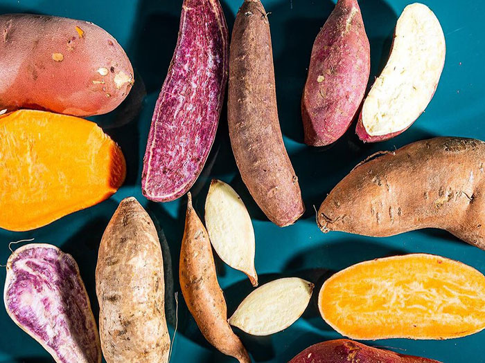 diffierent kinds of sweet potato