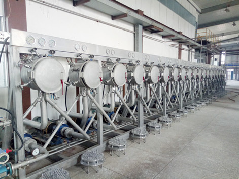 Starch refining machine