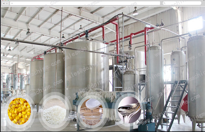 Broken rice glucose syrup processing plant