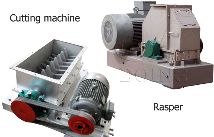 extraction of starch from cassava