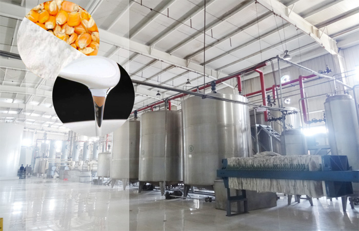 High fructose corn syrup production plant