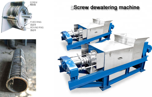 screw press dewatering equipment