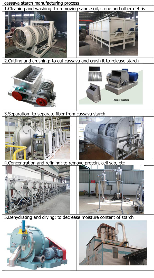 cassava starch production plant