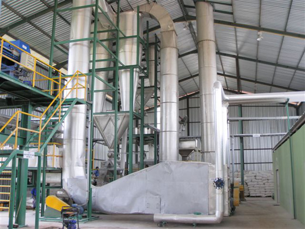 cassava starch drying machine