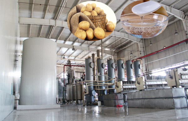 potato starch glucose production line