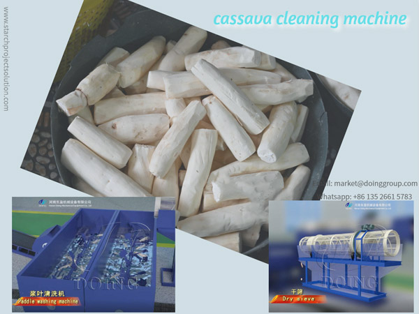 cassava cleaning machine