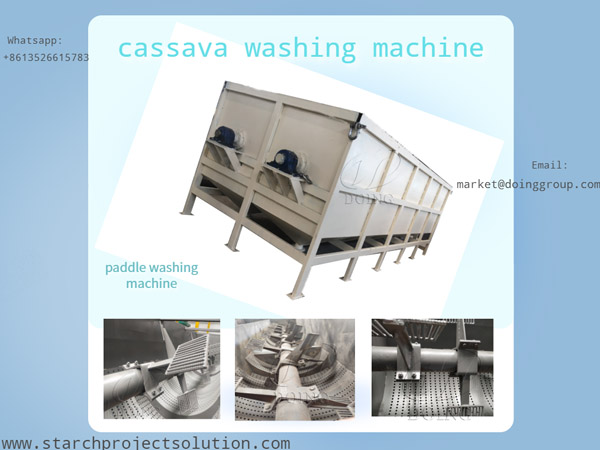 cassava cleaning machine