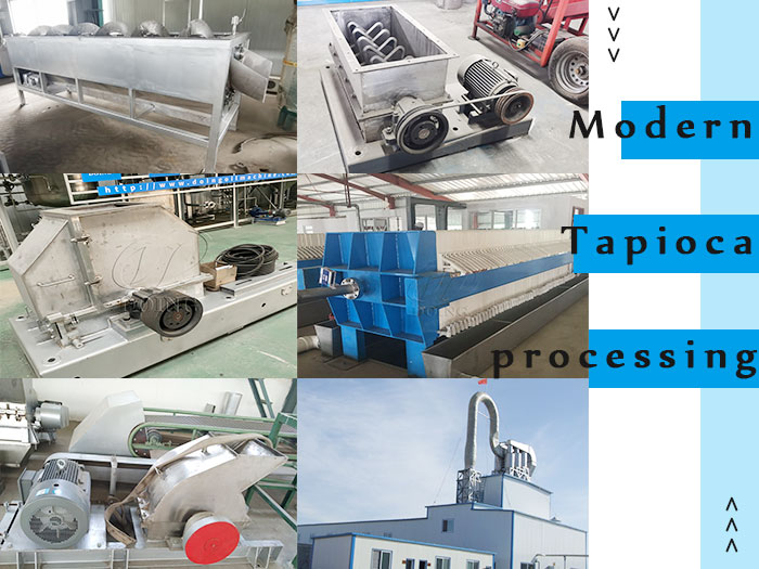 modern tapioca flour processing machine