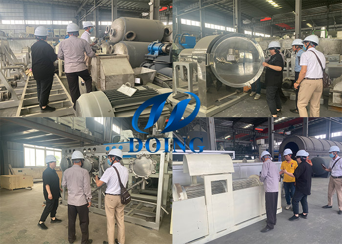 tapioca starch purification equipment in the manufacturing factory