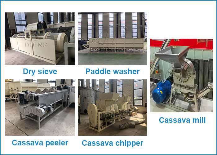 cassava flour processing machine