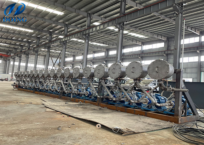 modern polvilho processing machine