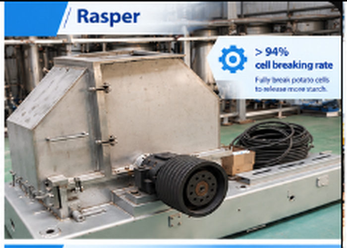 Rasping machine